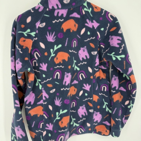 Columbia Benton Springs II Bison Bear GIRLS XL,18/20 Fleece Full-Zip Jacket 2942 - Picture 9 of 11